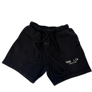 Fear of God Essentials Streetwear Black Sweat Shorts Extra Small XS